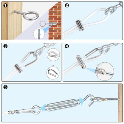 1 8" Clothesline Wire Kit