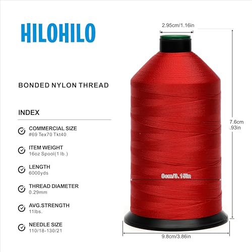 Extra Strong Bonded Nylon Thread #69 Tex70