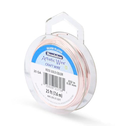 20 Gauge Silver Plated Tarnish Resistant Colored Copper Craft Wire
