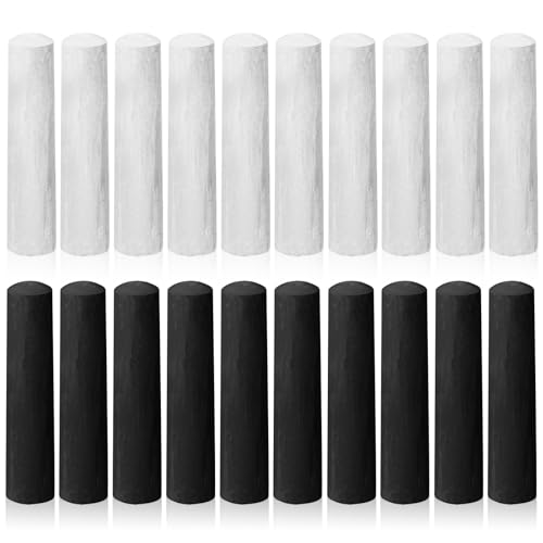 20 Pcs Sidewalk Chalks for Kids Non Toxic Jumbo Chalk for Party Gift Outdoor Art Classroom Play Painting (20 Count)