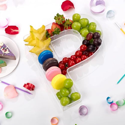 11" Clear Acrylic Letter & Number Charcuterie Tray
