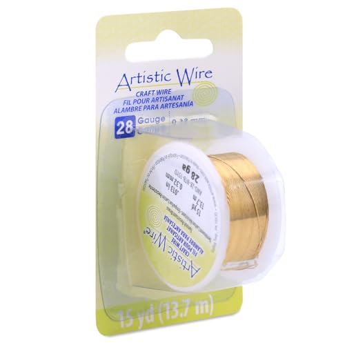 28 Gauge Tarnish Resistant Brass Craft Wire