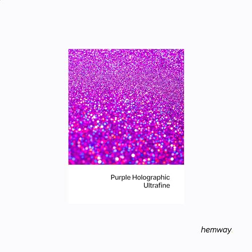 Craft Glitter Purple Holographic 100g Ultrafine Glitter (3.5 Ounce)