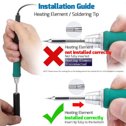 928D IV Soldering Iron Kit with Fast Heating with C235 Tip