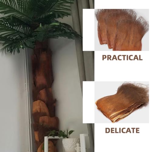 5 Sheets Fake Tree Barks Coconut Bark Decoration Garden Background Bark for Crafts Garden Decor