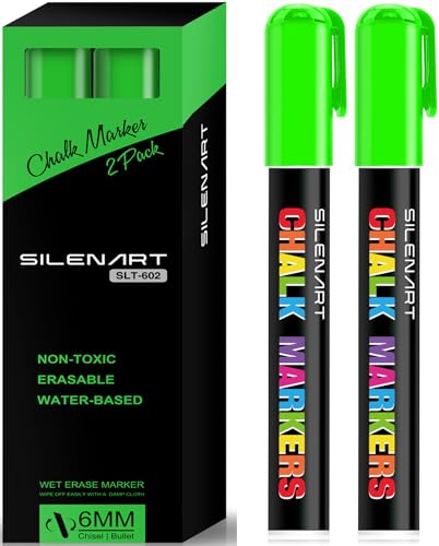 Green Chalk Markers 2 Pack (2 Count)