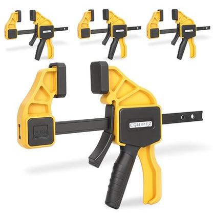 6 inch Bar Clamps for Woodworking (4 Count)