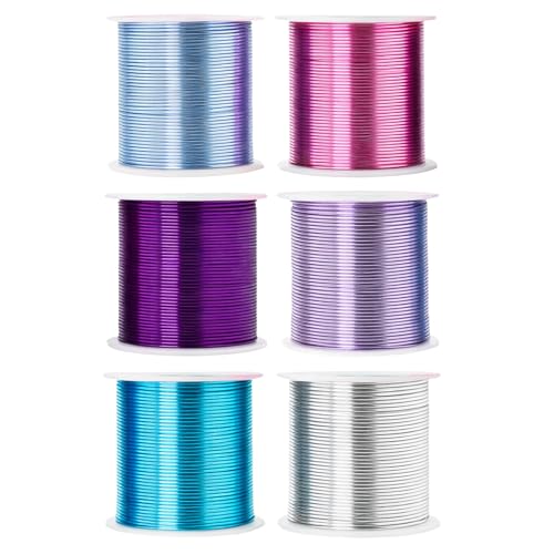 18 GA Turquoise Pink Assorted Anodized Aluminum Craft Wire (450 Foot)