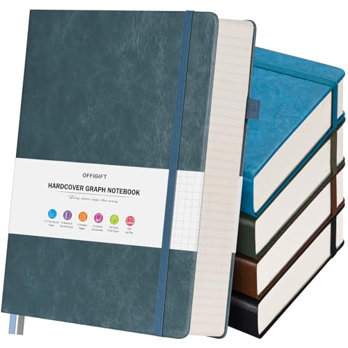 5 Pack Graph Paper Notebook Bulk (5 Count)