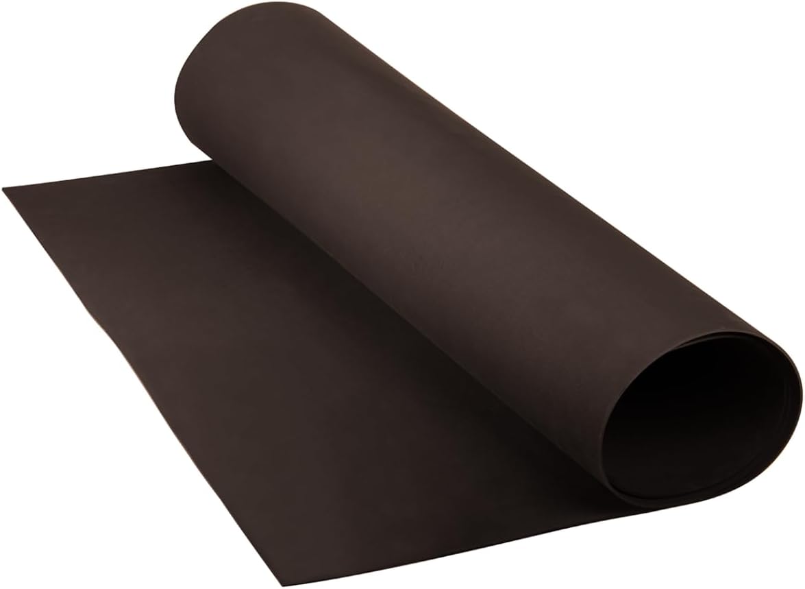LotusFoam Large 3mm EVA Foam Sheet - 44"x 85" High Density Foam 130 kg/m3 for Cosplay, Costumes, Crafts, Flooring, Outdoor Use - 35 Colors (Chocolate) - Chocolate - Crafty Corner