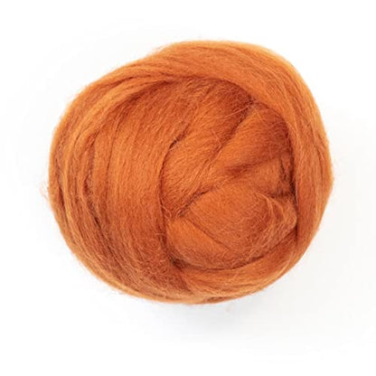 Colored Natural Wool roving (8 Ounce)