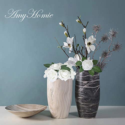 White Rose 50pcs Real Looking Artificial Flowers w (50 Count)