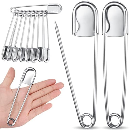 10 Pcs 5 Inch Large Safety Pins (10 Count)
