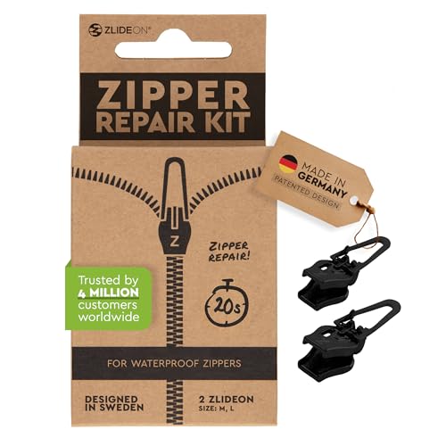 Zipper Repair Kit for Waterproof Zippers Multipack 2pcs