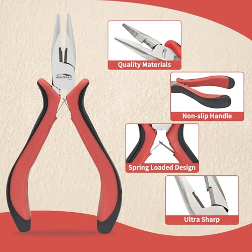 5 Pack 5" Small Needle Nose Pliers (5 Count)