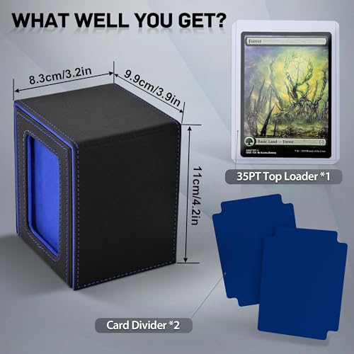 MTG Deck Box with Commander Window Display