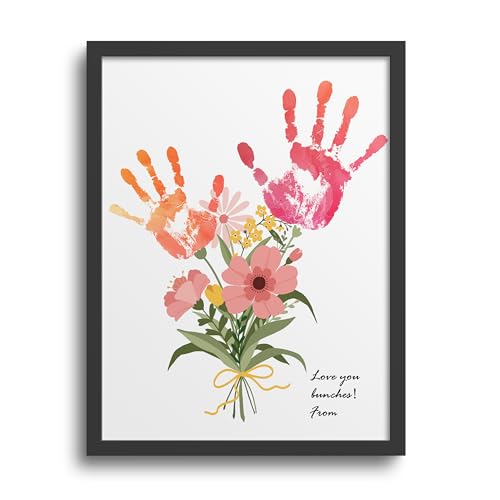 Flower Bouquet Handprint Art Craft DIY Kit