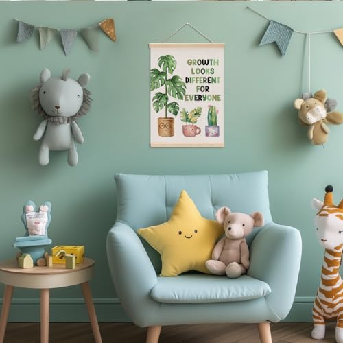 Inspirational Poster Hanger Therapy Office Decor Growth Mindset Wall Decor