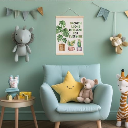Inspirational Poster Hanger Therapy Office Decor Growth Mindset Wall Decor