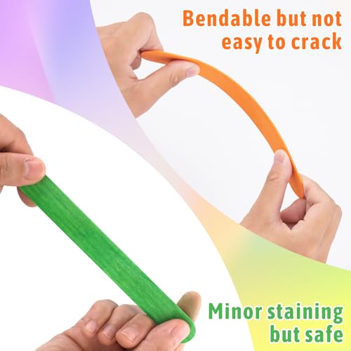 2000Pcs 6 Inch Jumbo Craft Sticks (2000 Count)
