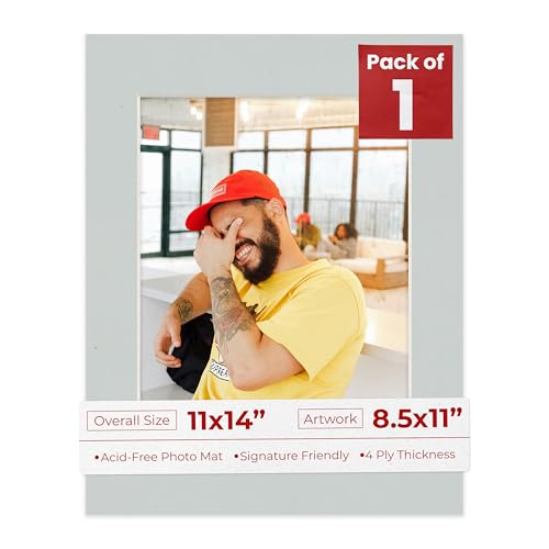 11x14 Mat for 8.5x11 Photo