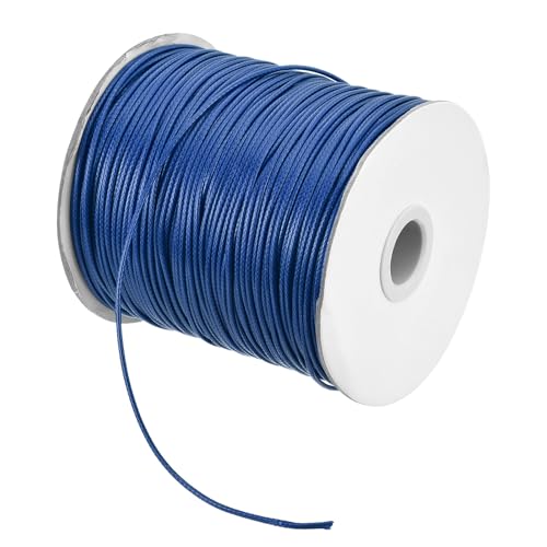 Waxed Cord 1.5mm Waxed Polyester Cord 175 Yard Wax String for Bracelet Making