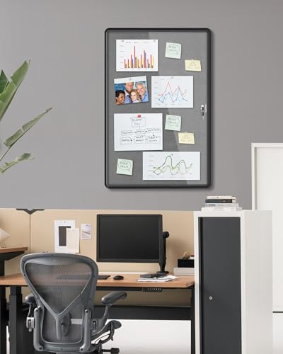 36"x24" Enclosed Bulletin Board