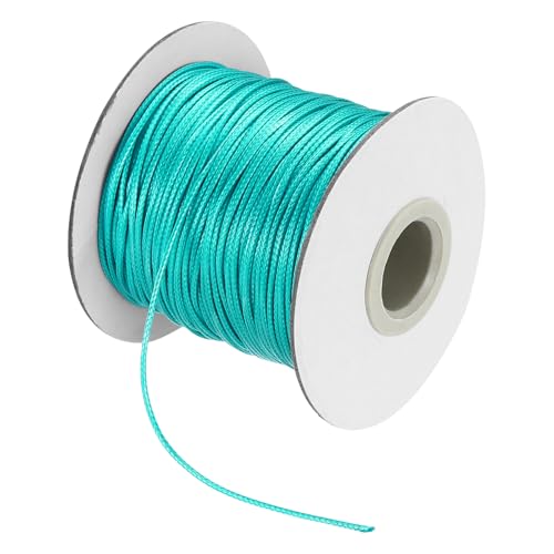 Waxed Cord 1mm Waxed Thread 87 Yard Wax String Leather Cord for Bracelet Making