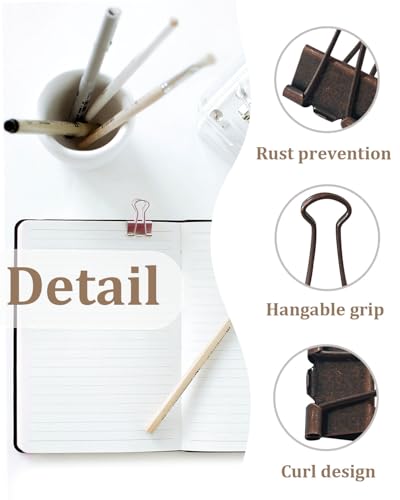Assorted Binder Clips 0.75 (25 Count)