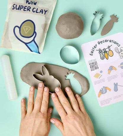 Pott’d Easter Craft Kit Air Dry Clay Kit for Adults