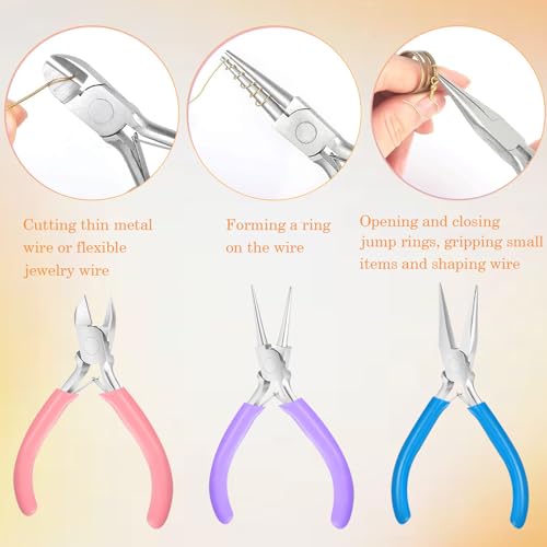 3 Pack Jewelry Pliers Set (3 Count)