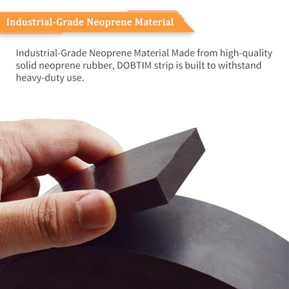 Neoprene Rubber Strips 1 (10 Foot)