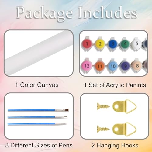Paint by Numbers Kit for Adults Framed