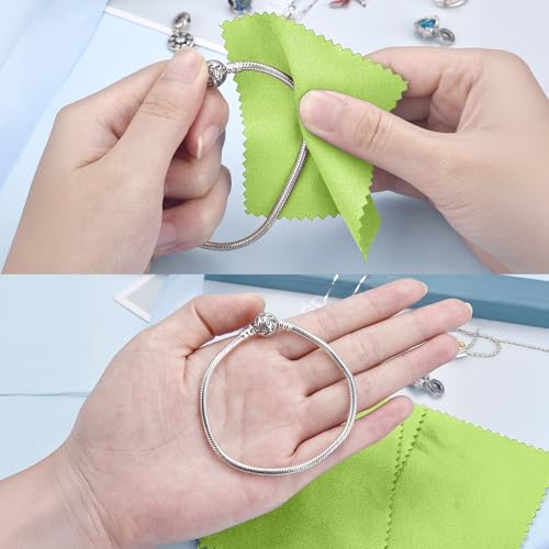 Silver Polishing Cleaning Cloth for Sterling Silver (50 Count)