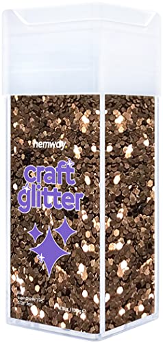Craft Glitter Shaker Bronze Brown 110g Super Chunky (3.9 Ounce)