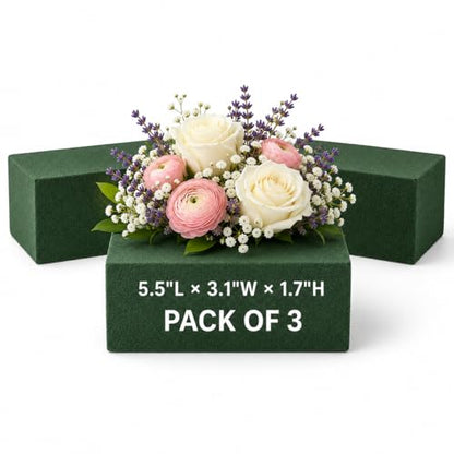 Florables Wet Floral Foam Blocks (3 Count)