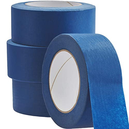 No Residue Blue Painters Tape 2 inch 4x 60 Yard Roll. Easy (720 Foot)