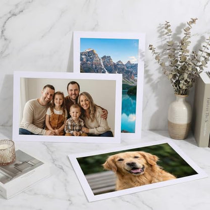 15 Pack White Picture Mats 11x17 for 9x15 Photos