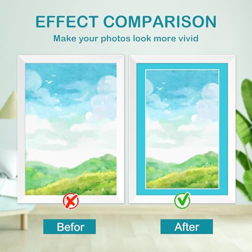 15 Pack 4x6 Picture Mats for 3x5 Photos