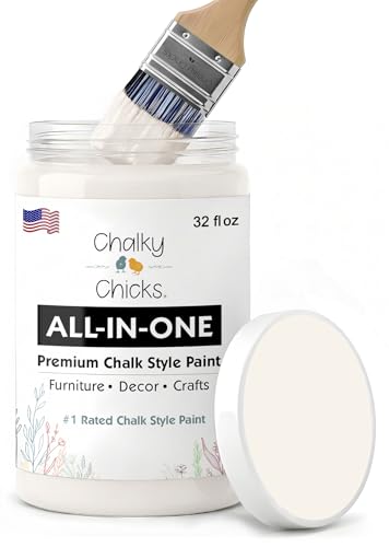 Aged Burlap 32 Fl Oz Chalk Paint for Furniture All in One