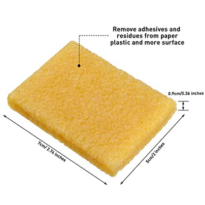 6 Pieces Art Ruling Pen 3 Sizes Masking Fluid Pen and 50 x 35 x 5 mm Glue Residue Eraser (3 Count)