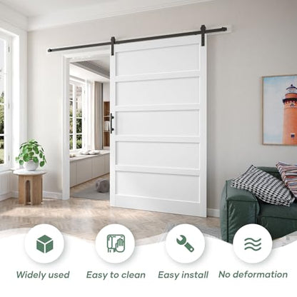 54"x96" Sliding Barn Doors with 9 ft Barn Door Hardware Kit