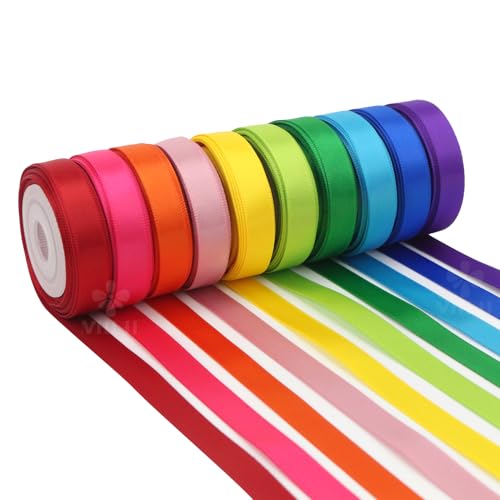 3 8 Inch Satin Ribbon Set (150 Foot)