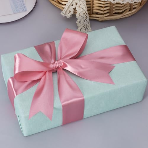 1 1 2 Inch Rose Gold Solid Satin Ribbon for Gift Wrapping
