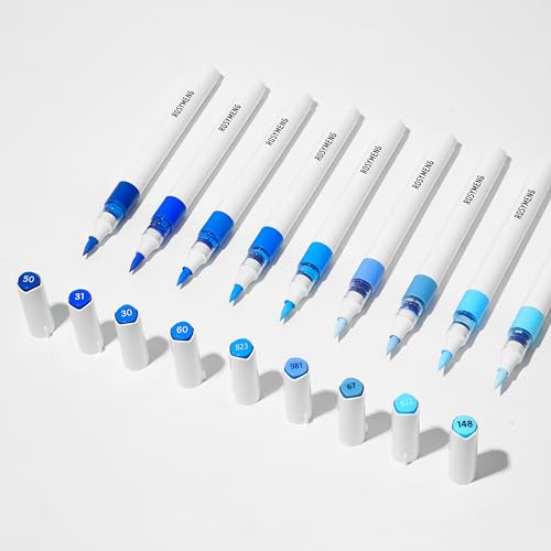 ROSYMENG 9 Color Acrylic Paint Pens (9 Count)