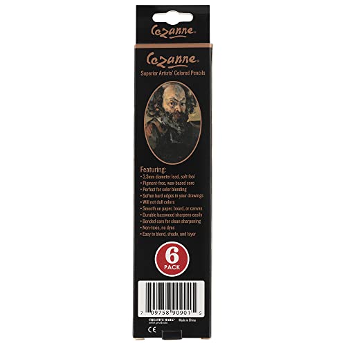 Creative Mark Cezanne Premium Colorless Blender Pencil 6 Pack (6 Count)