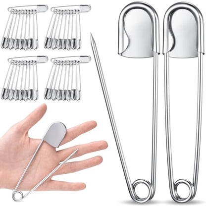 40 Pcs 5 Inch Large Safety Pins (40 Count)