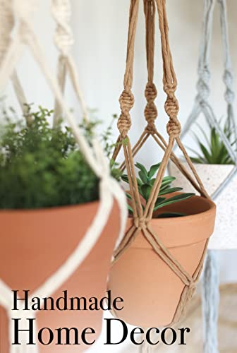 Macrame Kit Makes 3 DIY Plant Hangers for Teens & Adult Beginners