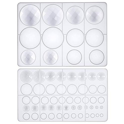 Cabochon Gem Resin Silicone Molds for Cake Decoration