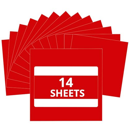 Glossy Red Permanent Vinyl (14 Count)